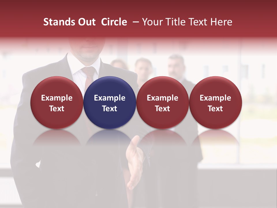 Shake Worker Male PowerPoint Template