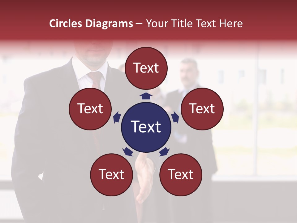 Shake Worker Male PowerPoint Template