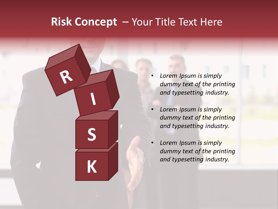 Shake Worker Male PowerPoint Template