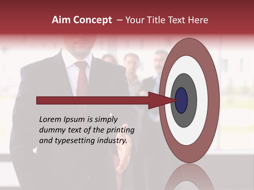 Shake Worker Male PowerPoint Template