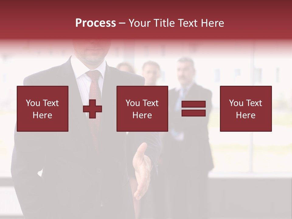 Shake Worker Male PowerPoint Template