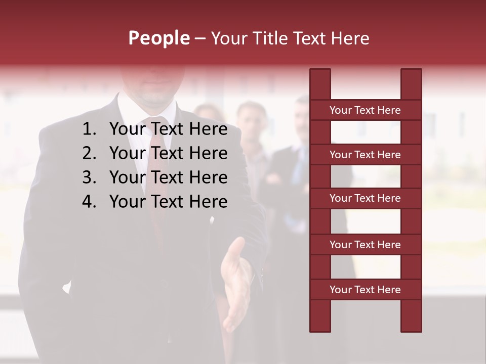 Shake Worker Male PowerPoint Template