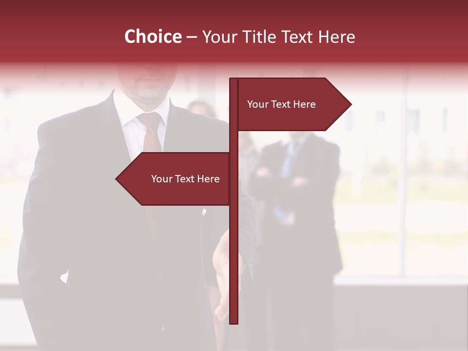 Shake Worker Male PowerPoint Template