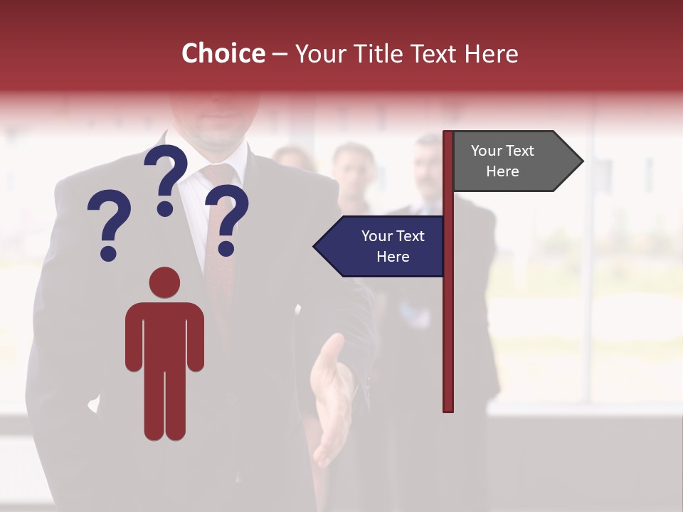 Shake Worker Male PowerPoint Template