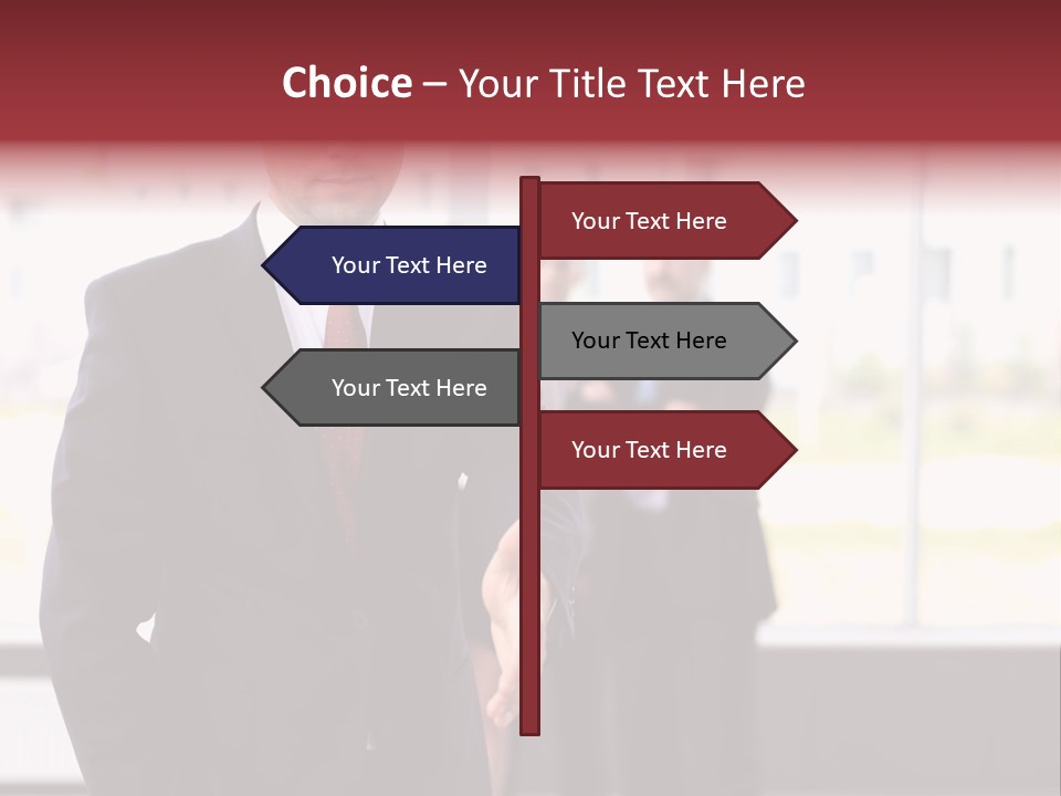 Shake Worker Male PowerPoint Template