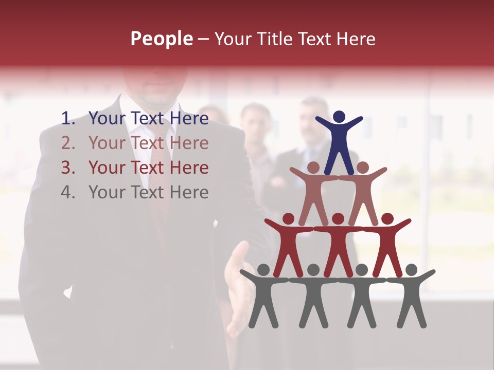 Shake Worker Male PowerPoint Template