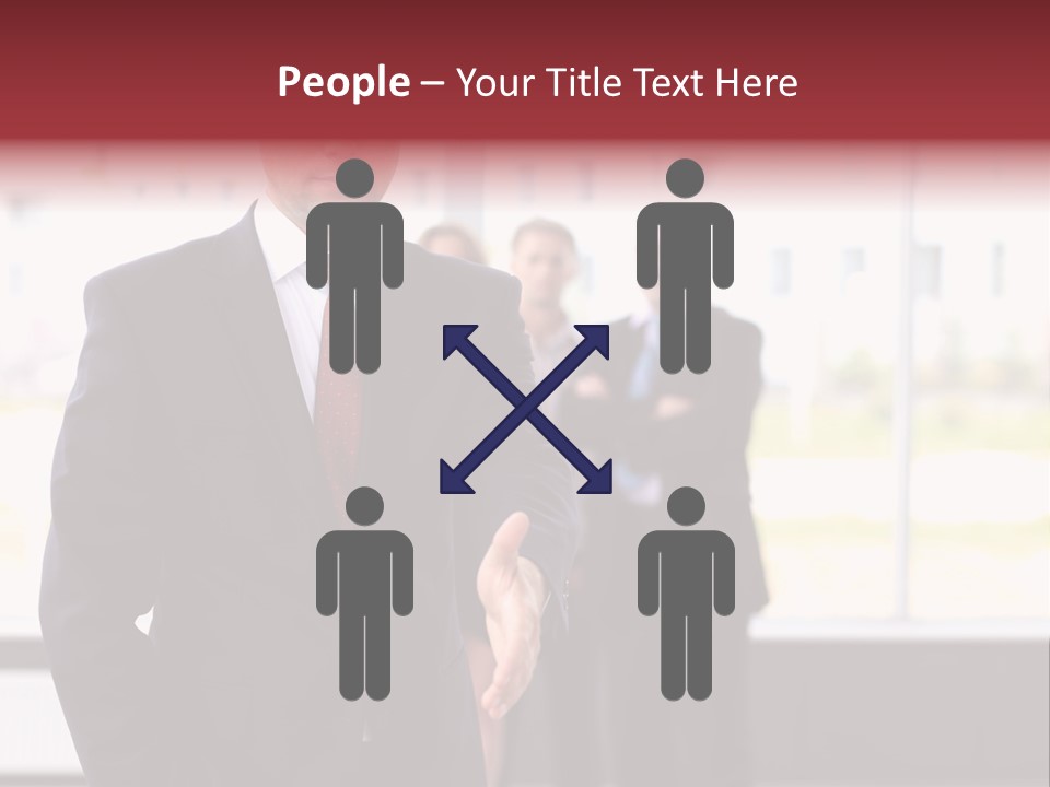 Shake Worker Male PowerPoint Template