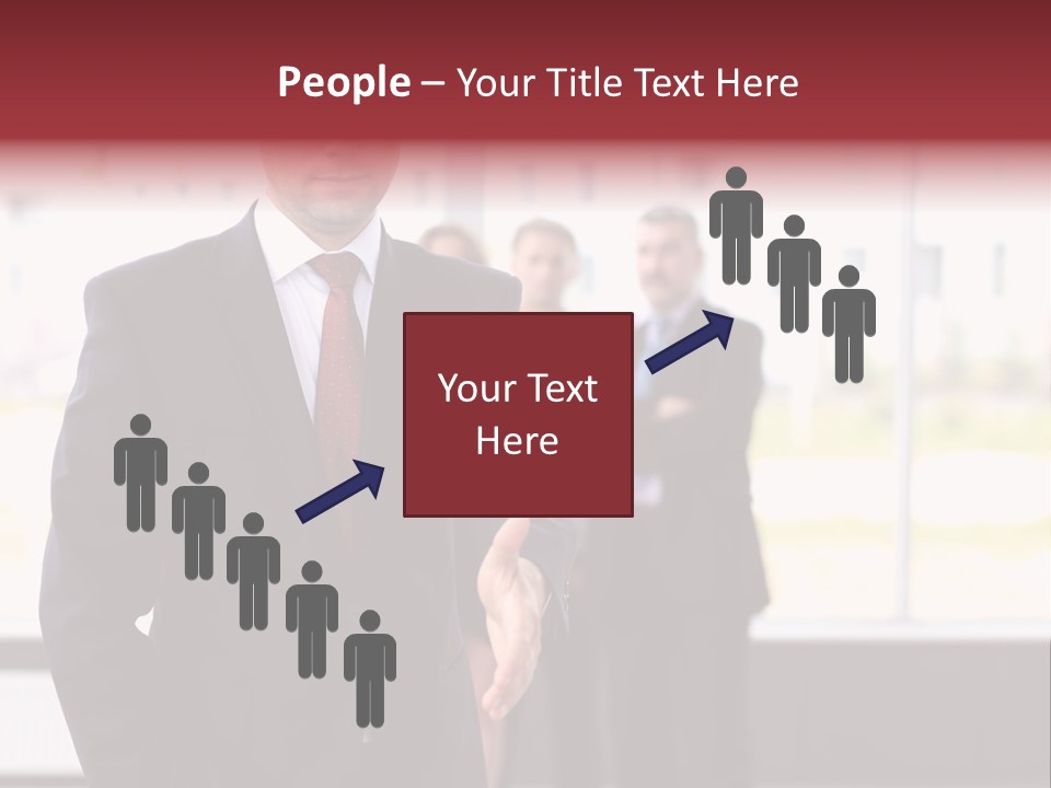 Shake Worker Male PowerPoint Template