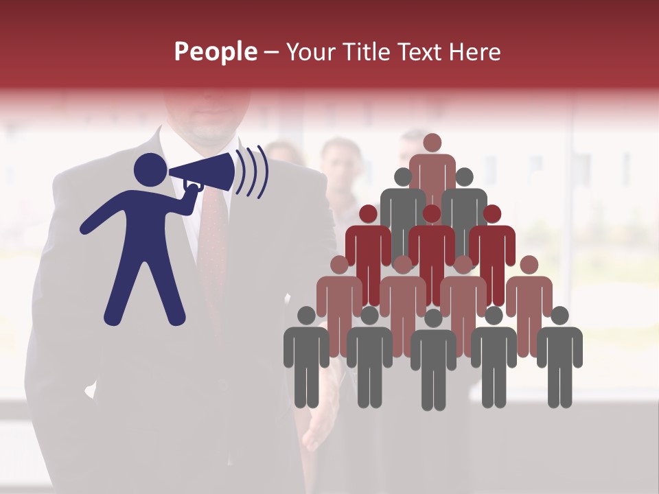 Shake Worker Male PowerPoint Template