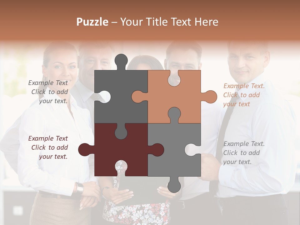 Adult Colleague Worker PowerPoint Template