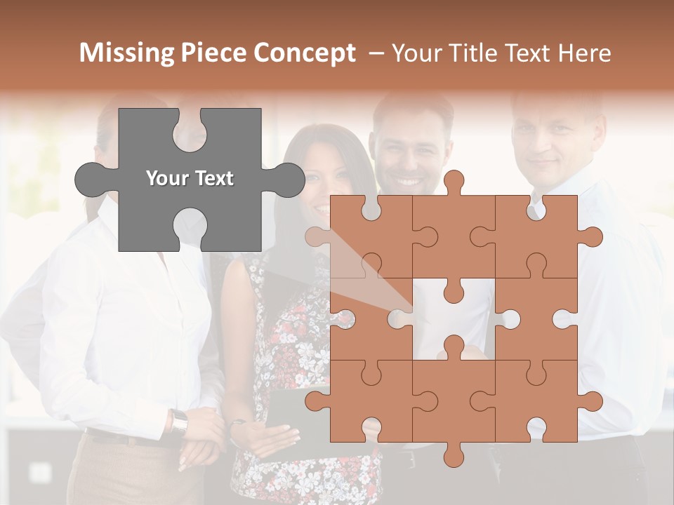 Adult Colleague Worker PowerPoint Template