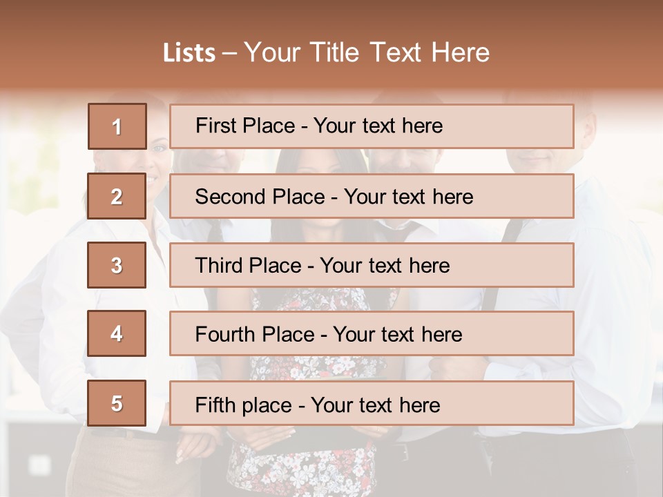 Adult Colleague Worker PowerPoint Template