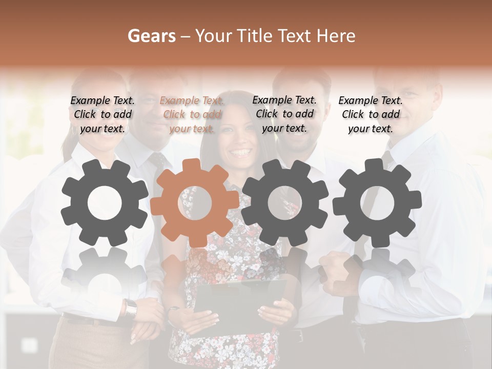 Adult Colleague Worker PowerPoint Template