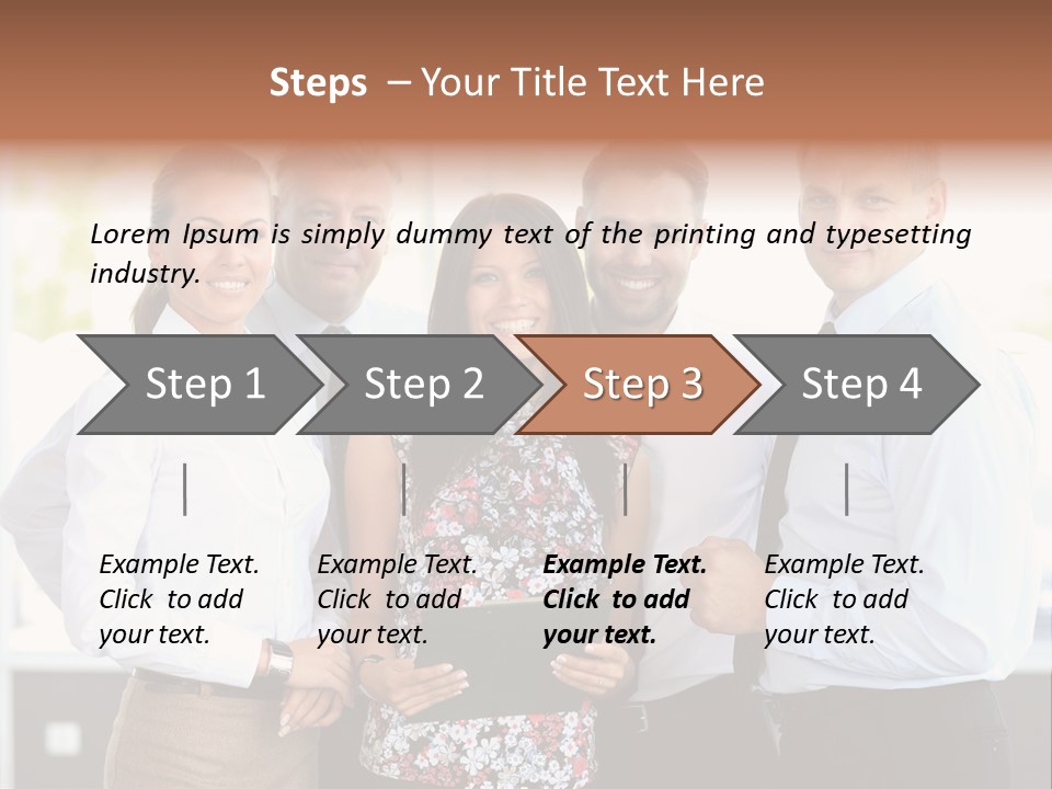 Adult Colleague Worker PowerPoint Template