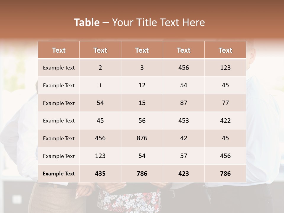 Adult Colleague Worker PowerPoint Template