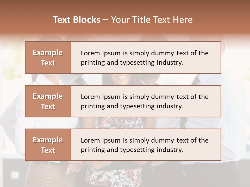 Adult Colleague Worker PowerPoint Template