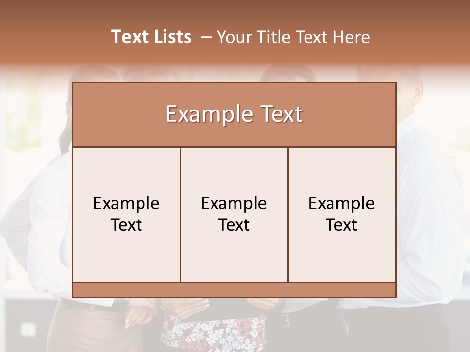 Adult Colleague Worker PowerPoint Template