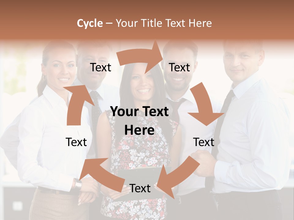 Adult Colleague Worker PowerPoint Template