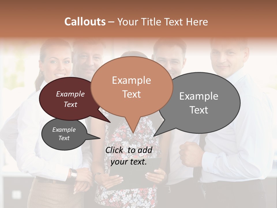 Adult Colleague Worker PowerPoint Template