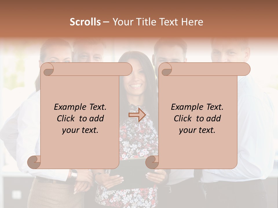 Adult Colleague Worker PowerPoint Template