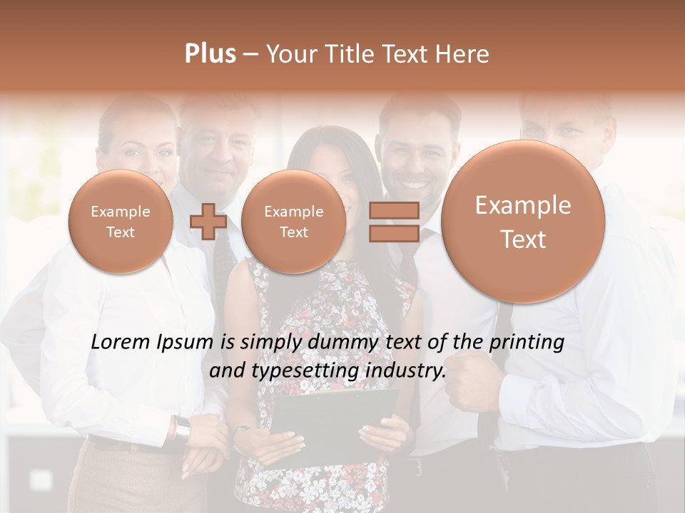 Adult Colleague Worker PowerPoint Template