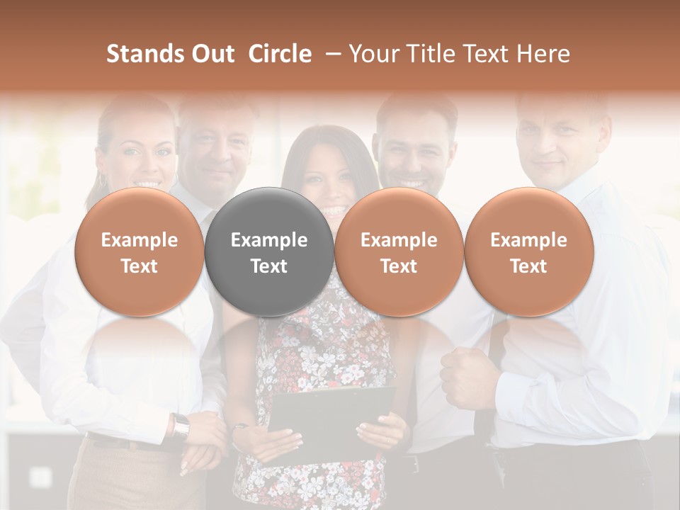 Adult Colleague Worker PowerPoint Template