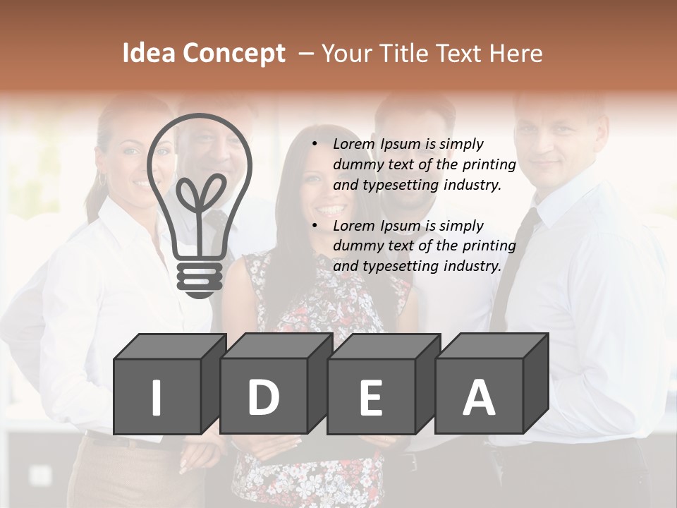 Adult Colleague Worker PowerPoint Template