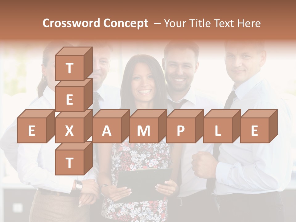 Adult Colleague Worker PowerPoint Template