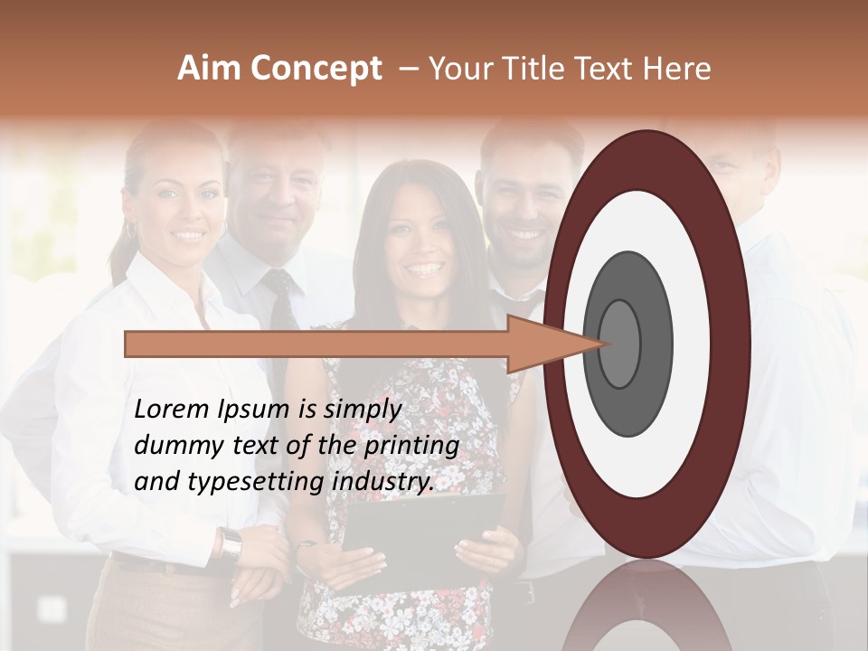 Adult Colleague Worker PowerPoint Template