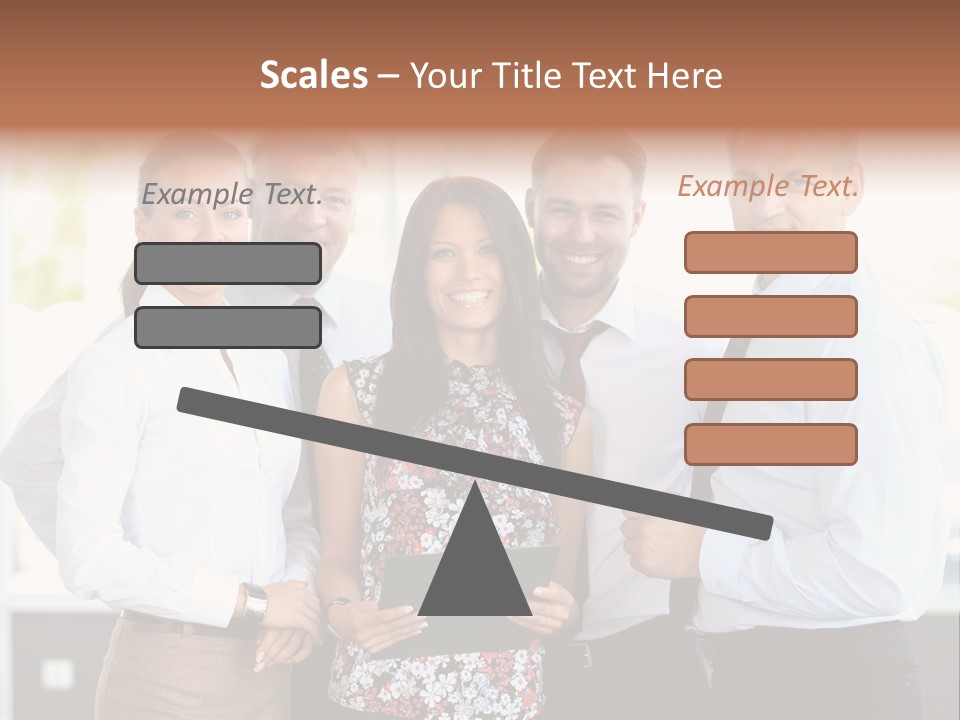 Adult Colleague Worker PowerPoint Template