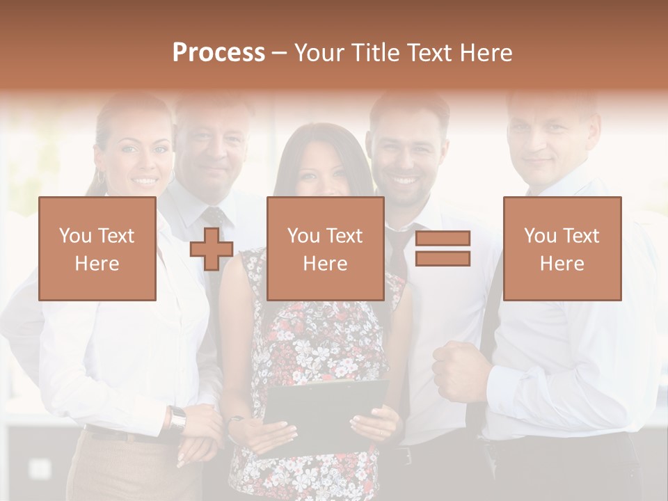 Adult Colleague Worker PowerPoint Template