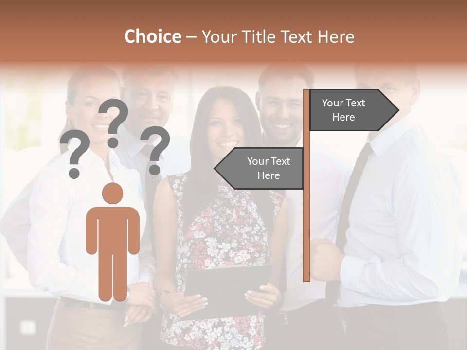 Adult Colleague Worker PowerPoint Template