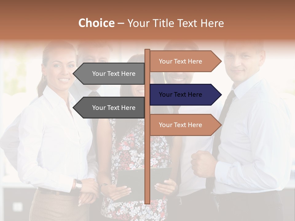 Adult Colleague Worker PowerPoint Template