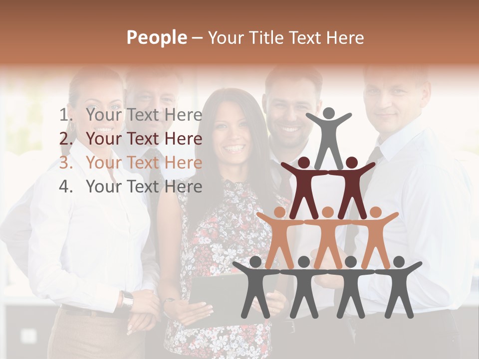 Adult Colleague Worker PowerPoint Template