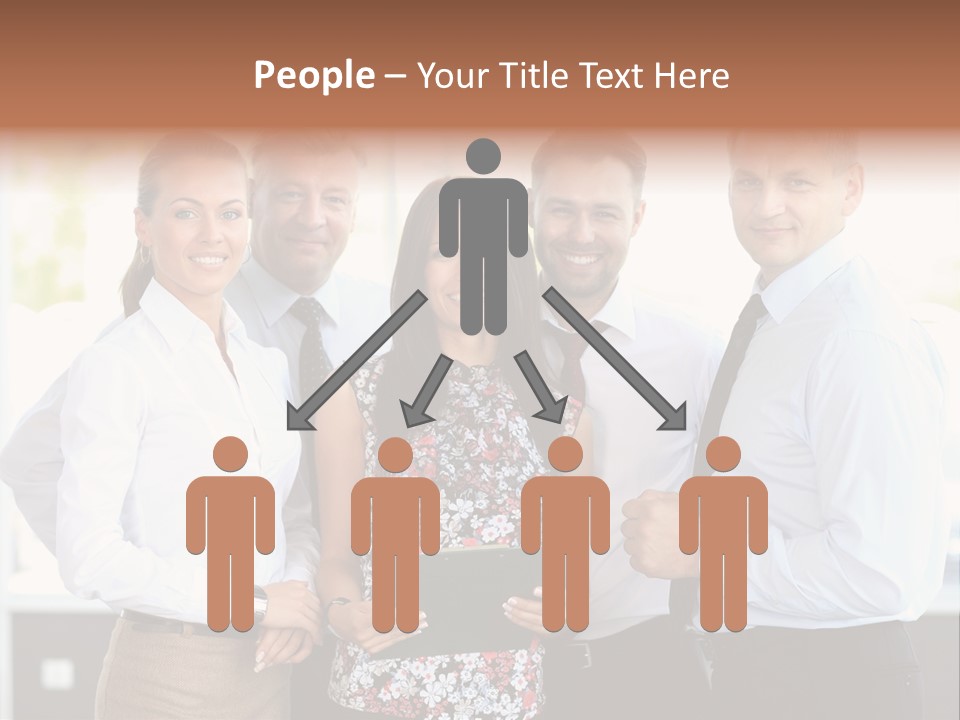 Adult Colleague Worker PowerPoint Template