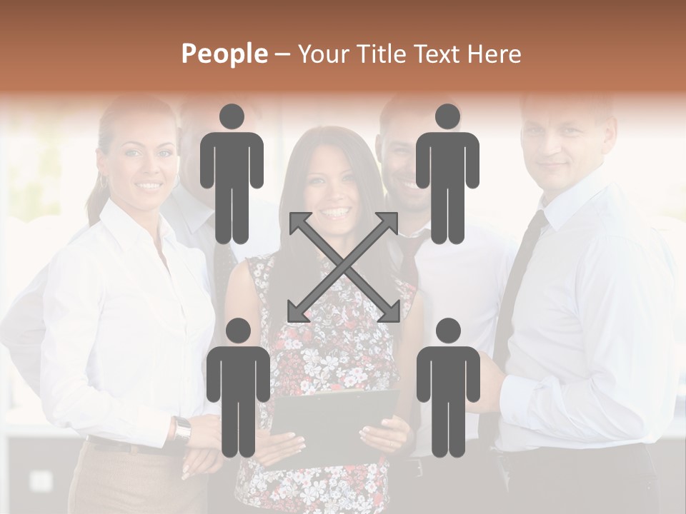 Adult Colleague Worker PowerPoint Template
