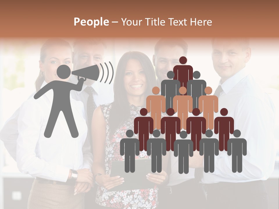 Adult Colleague Worker PowerPoint Template