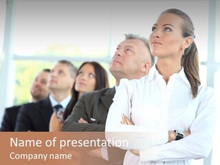 Man Satisfied Professional PowerPoint Template