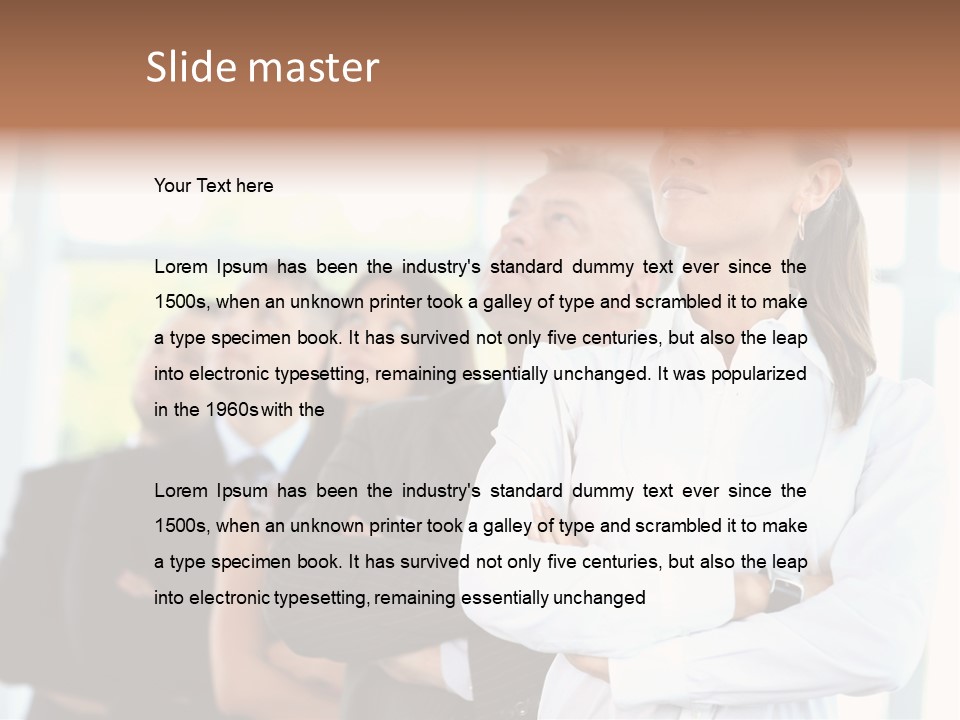 Man Satisfied Professional PowerPoint Template