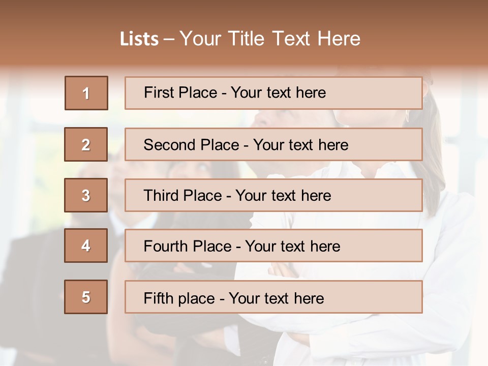 Man Satisfied Professional PowerPoint Template