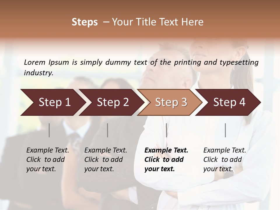Man Satisfied Professional PowerPoint Template