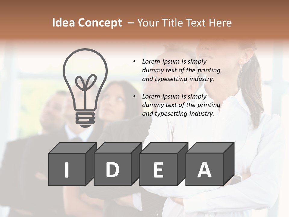 Man Satisfied Professional PowerPoint Template