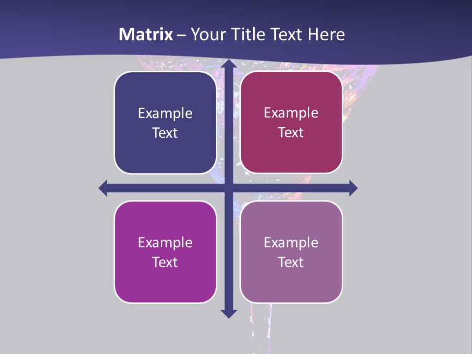 Blue Cold Alcoholic PowerPoint Template