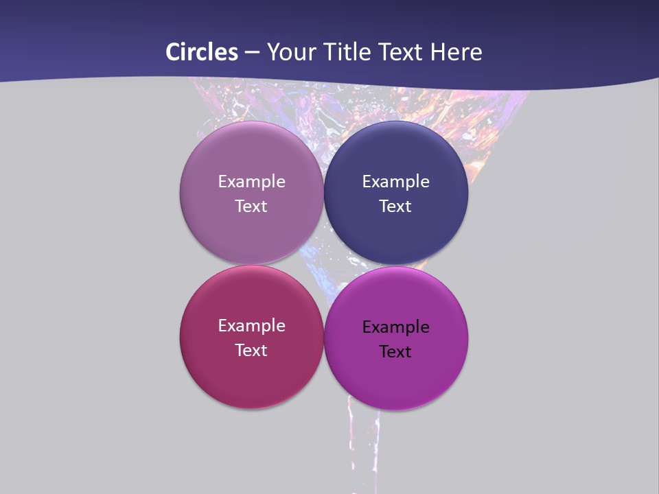 Blue Cold Alcoholic PowerPoint Template