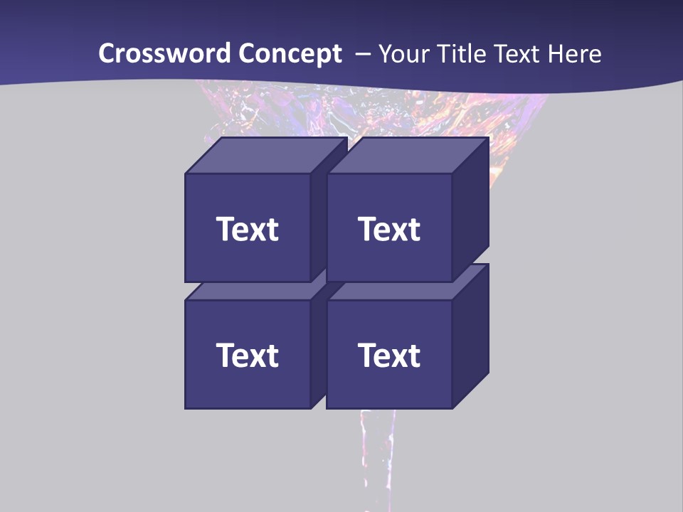 Blue Cold Alcoholic PowerPoint Template