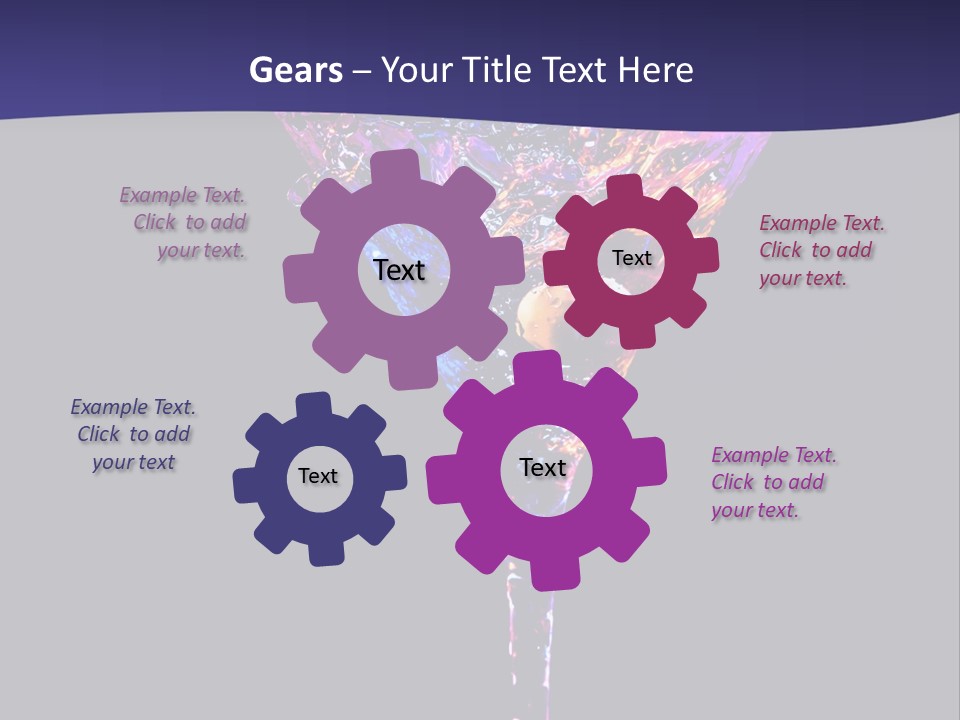 Blue Cold Alcoholic PowerPoint Template