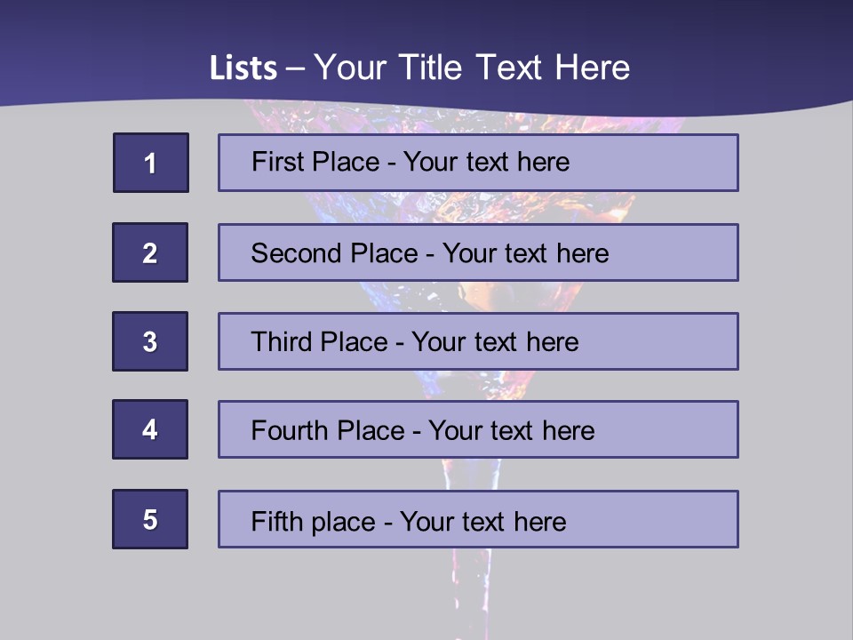 Blue Cold Alcoholic PowerPoint Template