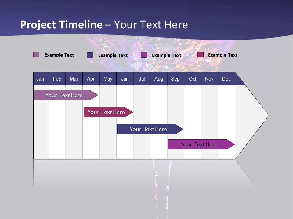 Blue Cold Alcoholic PowerPoint Template