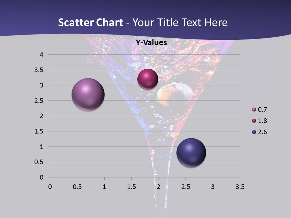 Blue Cold Alcoholic PowerPoint Template