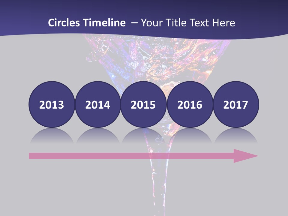 Blue Cold Alcoholic PowerPoint Template